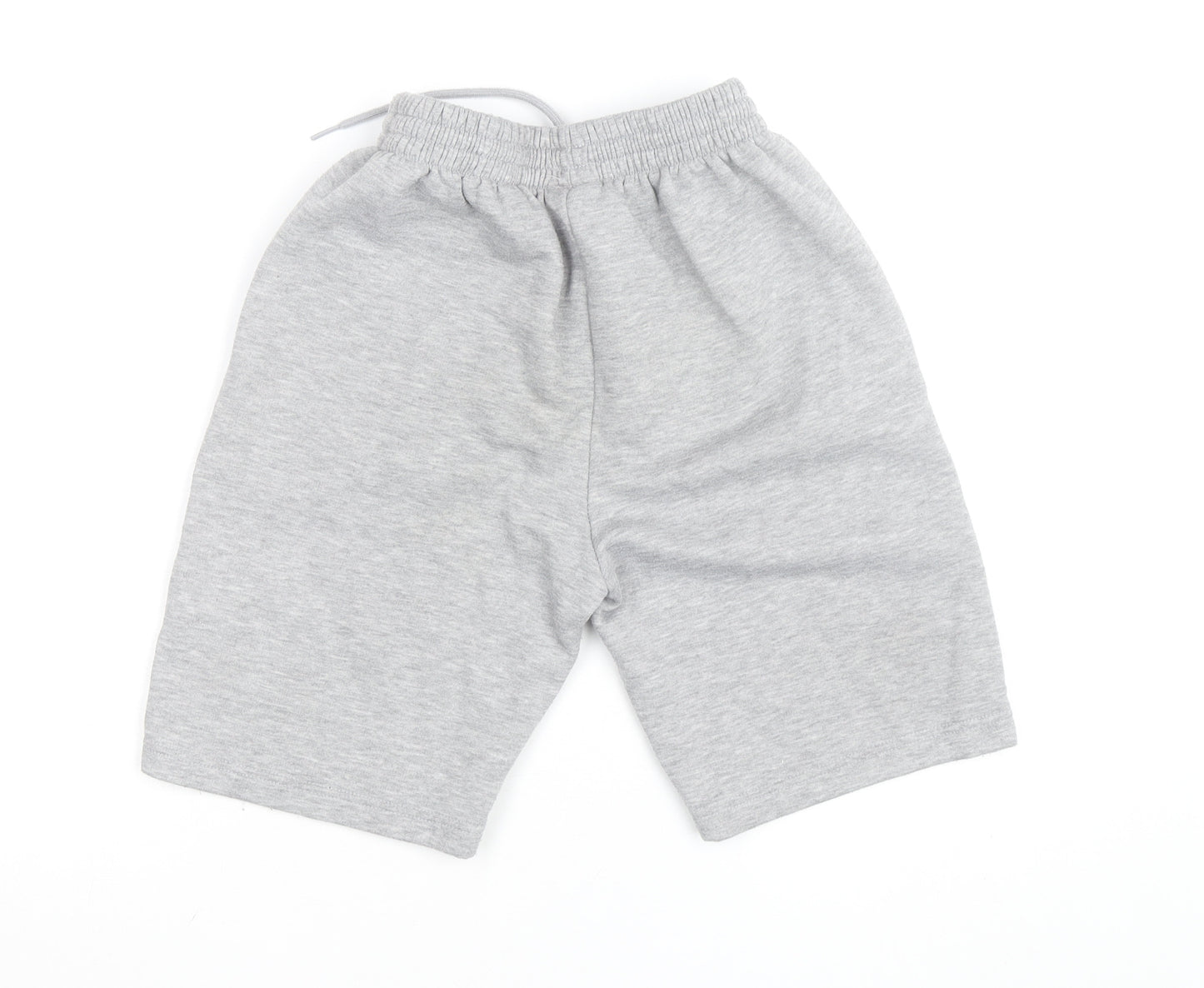 Slazenger Men's Grey Sweat Shorts Small Elastic Waist Athletic