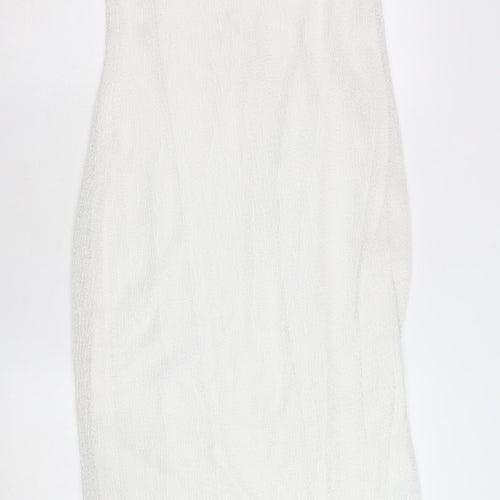 B. Young Women’s White L Slip Dress Classic Summer Style