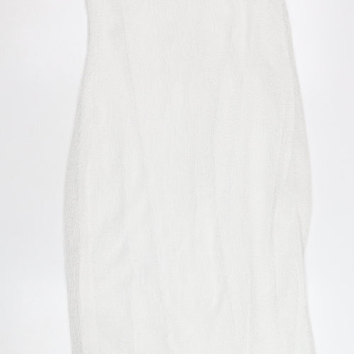 B. Young Women’s White L Slip Dress Classic Summer Style