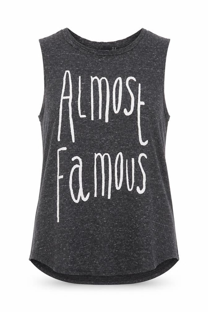 ASOS Women’s Grey Almost Famous Sleeveless Tank Top Size 14