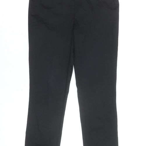 Savida Women’s Black Slim Fit Stretch Trousers Size 10