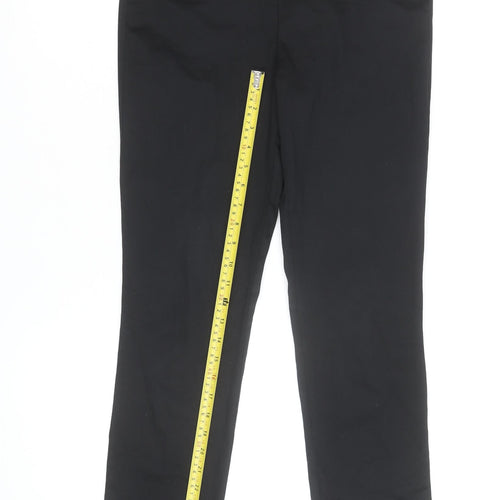 Savida Women’s Black Slim Fit Stretch Trousers Size 10