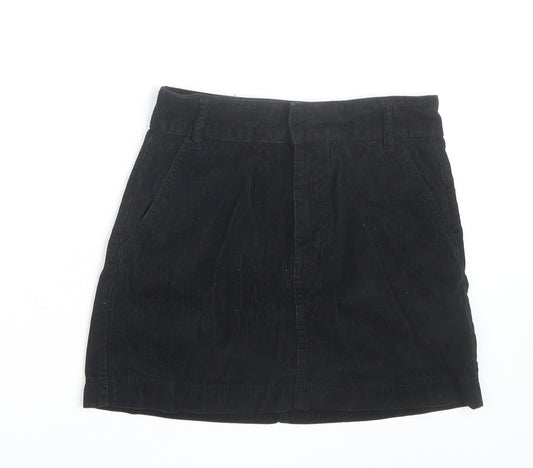 BDG Women’s Black Corduroy Mini Skirt Size S Straight Casual