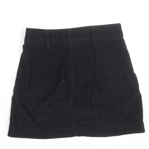 BDG Women’s Black Corduroy Mini Skirt Size S Straight Casual
