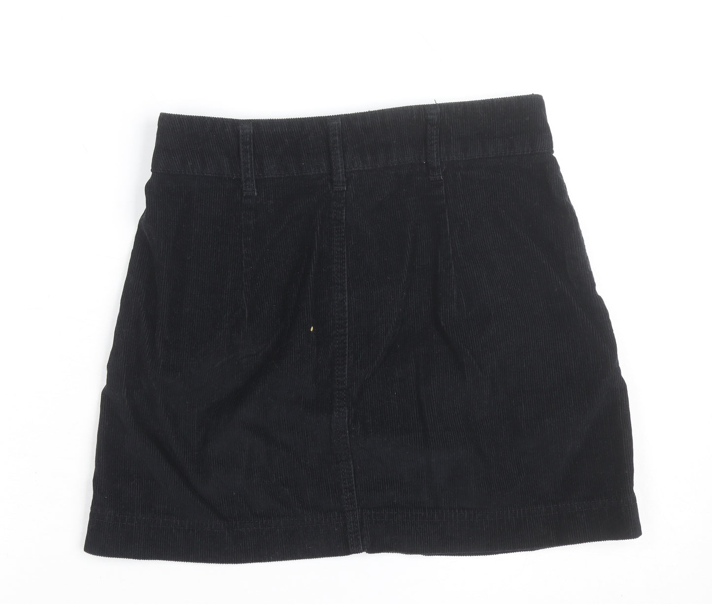 BDG Women’s Black Corduroy Mini Skirt Size S Straight Casual