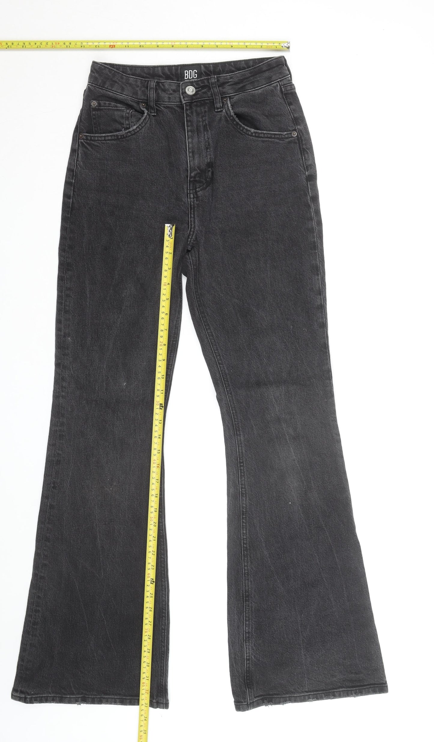 BDG Women's Black Flared High Rise Jeans Size 10 W27 L32