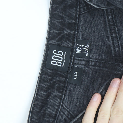 BDG Women's Black Flared High Rise Jeans Size 10 W27 L32