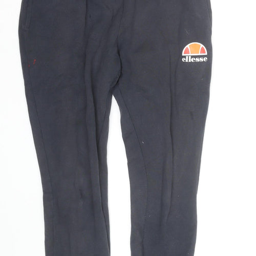 Ellesse Womens Black Jogger Fleece Sweatpants XS Comfortable Fit