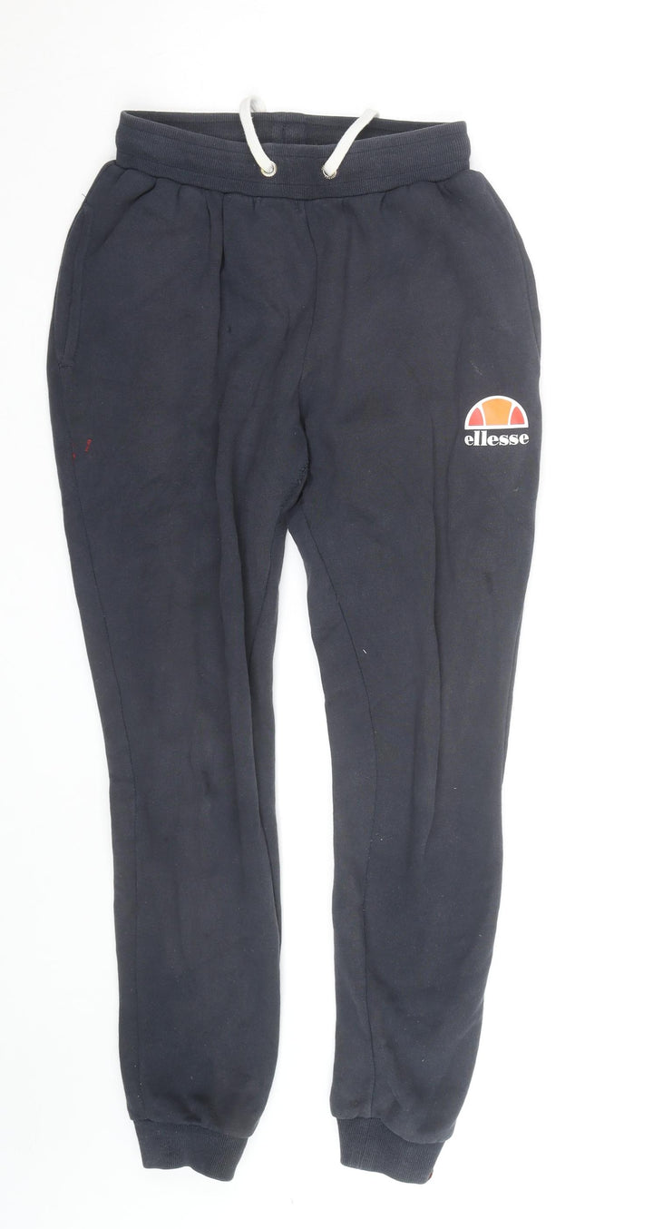 Ellesse Womens Black Jogger Fleece Sweatpants XS Comfortable Fit