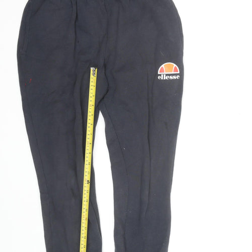 Ellesse Womens Black Jogger Fleece Sweatpants XS Comfortable Fit