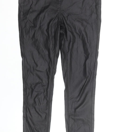 Next Women Black Tall Size 10 Stretch Jegging Trousers