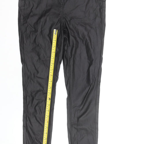 Next Women Black Tall Size 10 Stretch Jegging Trousers