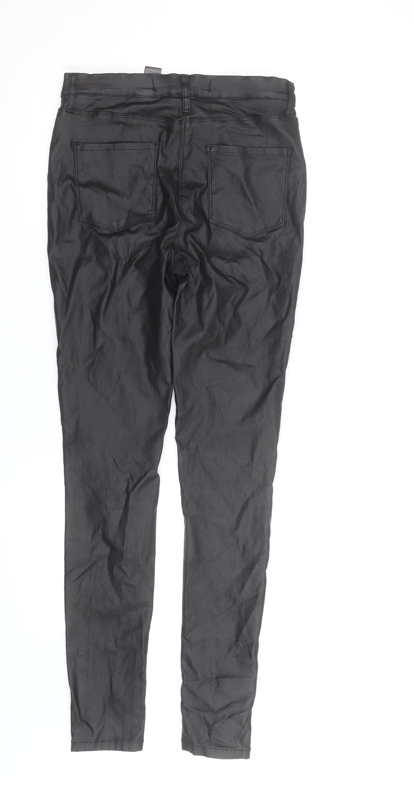 Next Women Black Tall Size 10 Stretch Jegging Trousers