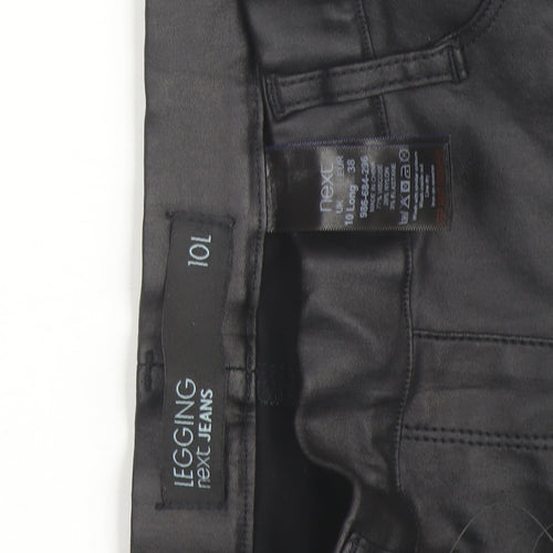 Next Women Black Tall Size 10 Stretch Jegging Trousers
