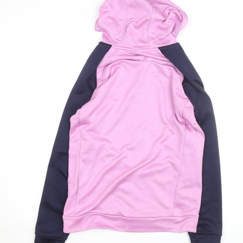 Canterbury Teens Pink Hooded Track Jacket Size 14 Regular Fit