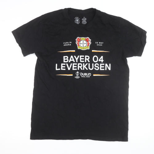 Limited Edition Bayer 04 Leverkusen Black Men's M Cotton T-Shirt