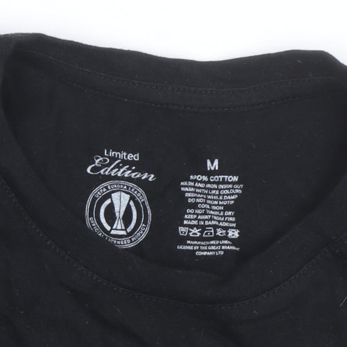 Limited Edition Bayer 04 Leverkusen Black Men's M Cotton T-Shirt