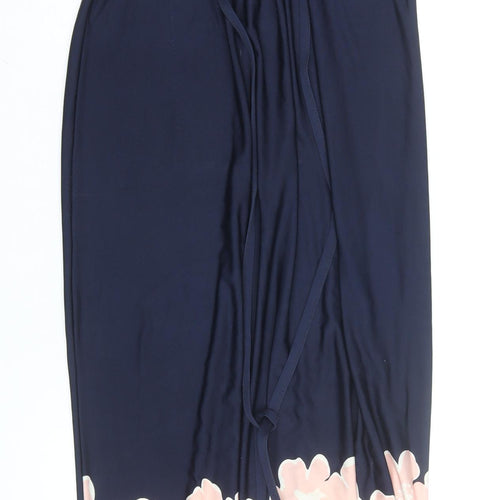 Principles by Ben de Lisi Women’s Multicoloured Maxi Dress Size 12 V-Neck Sleeveless