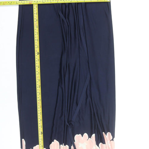 Principles by Ben de Lisi Women’s Multicoloured Maxi Dress Size 12 V-Neck Sleeveless