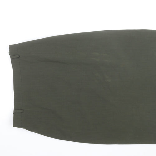 Marcona Women’s Green Wool Blend Pencil Skirt Size 12