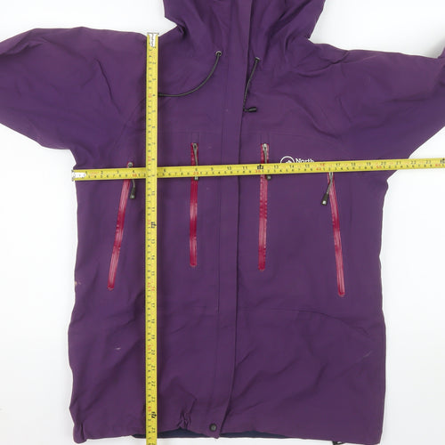 North Ridge Women Purple Waterproof Hooded Outdoor Jacket Size 12