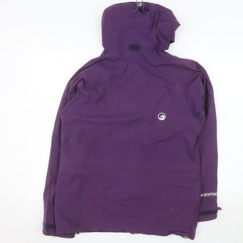 North Ridge Women Purple Waterproof Hooded Outdoor Jacket Size 12