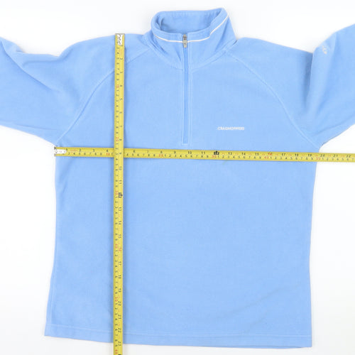 Craghoppers Womens Blue Fleece Half Zip Jacket UK 12