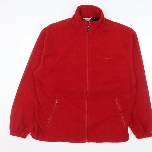 Rydale Men’s Red Full Zip Fleece Sweatshirt XL