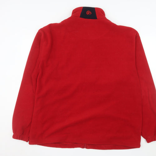 Rydale Men’s Red Full Zip Fleece Sweatshirt XL