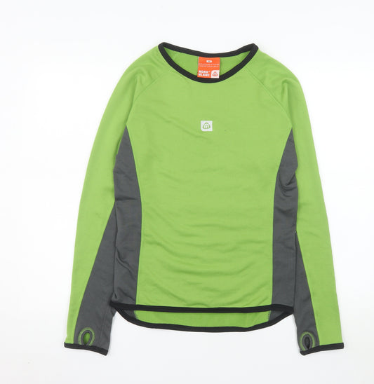 NordBlanc Men's Green Athletic Pullover Sweatshirt M