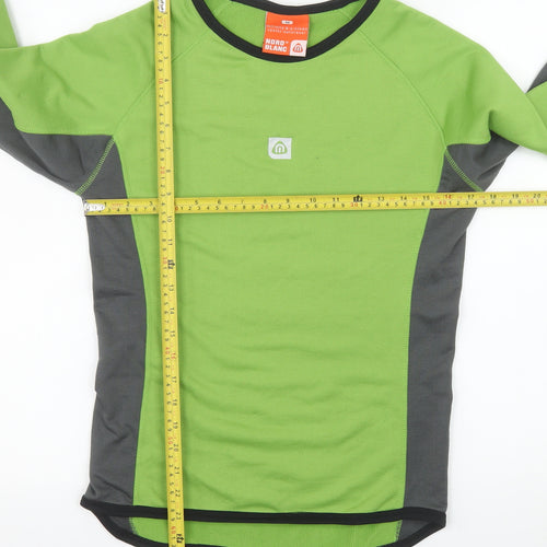 NordBlanc Men's Green Athletic Pullover Sweatshirt M