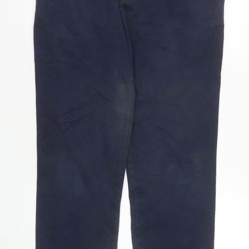 Timberland Men's Blue Chino Trousers W34 L32 Cotton Blend