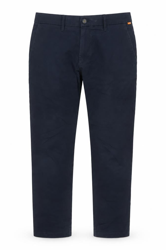 Timberland Men's Blue Chino Trousers W34 L32 Cotton Blend