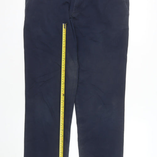 Timberland Men's Blue Chino Trousers W34 L32 Cotton Blend