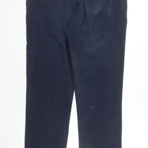 Timberland Men's Blue Chino Trousers W34 L32 Cotton Blend