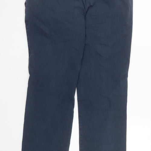 St. Bernard for Dunnes Stores Men's Blue Chino Trousers 34W 30L Cotton Blend
