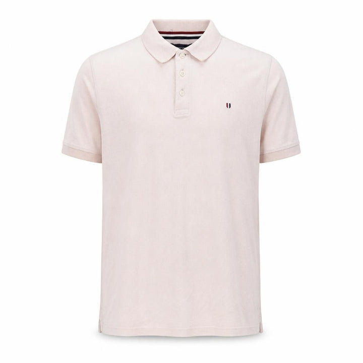 Jack & Jones Men’s Beige Polo Shirt Size L Cotton Classic Fit