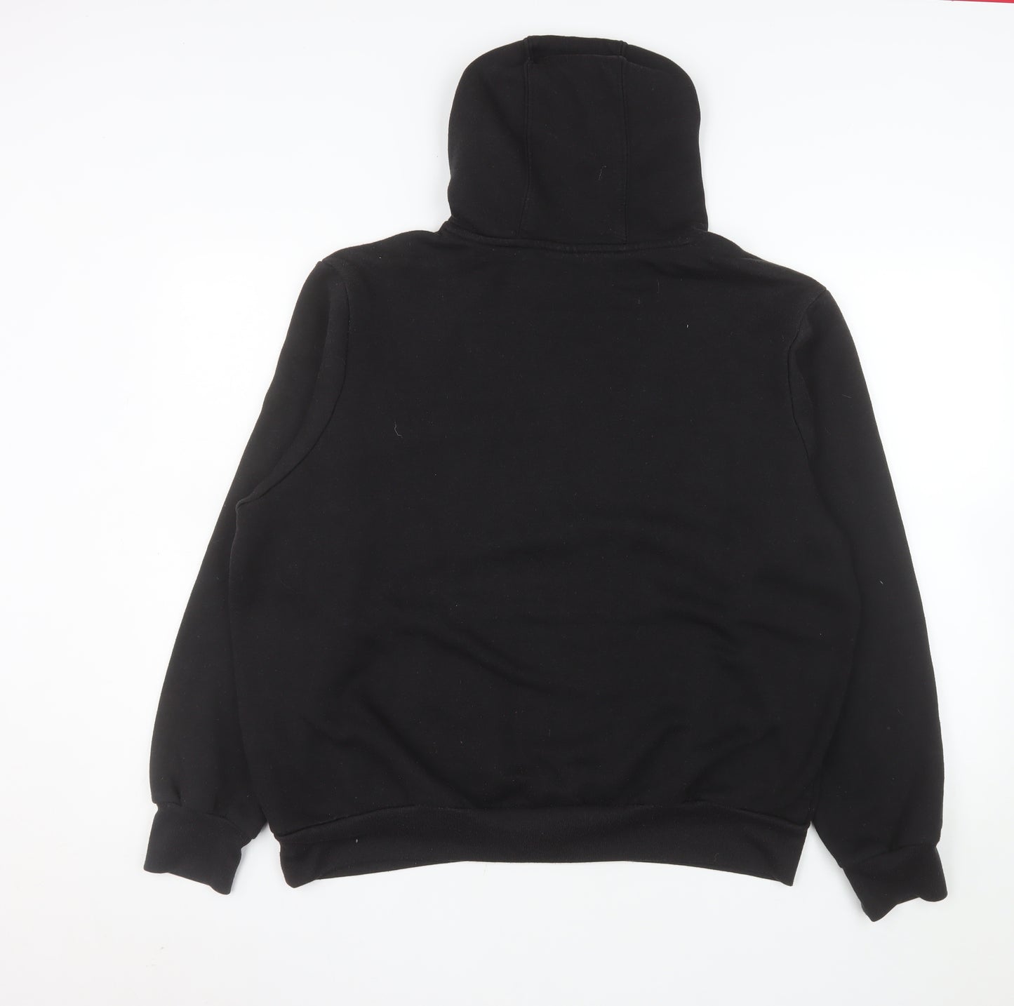 Slazenger Men's Black Pullover Hoodie L Fleece Sweatshirt