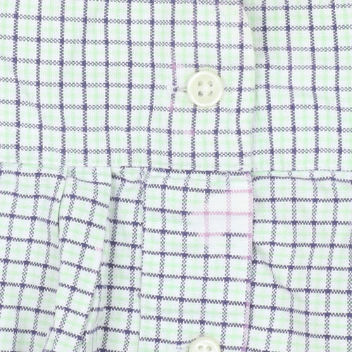 Ralph Lauren Men's Green Check Classic Fit Button-Down Shirt 2XL