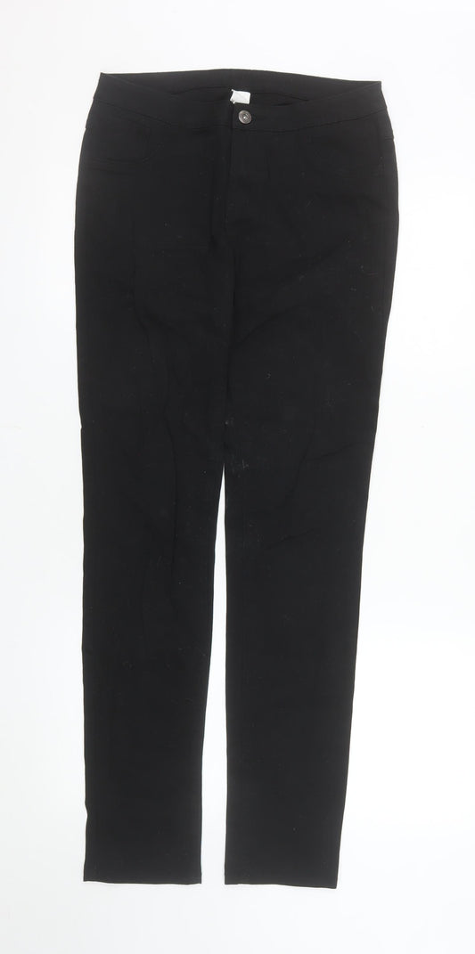 Vila Women’s Black Slim Fit Stretch Jegging Trousers Size L