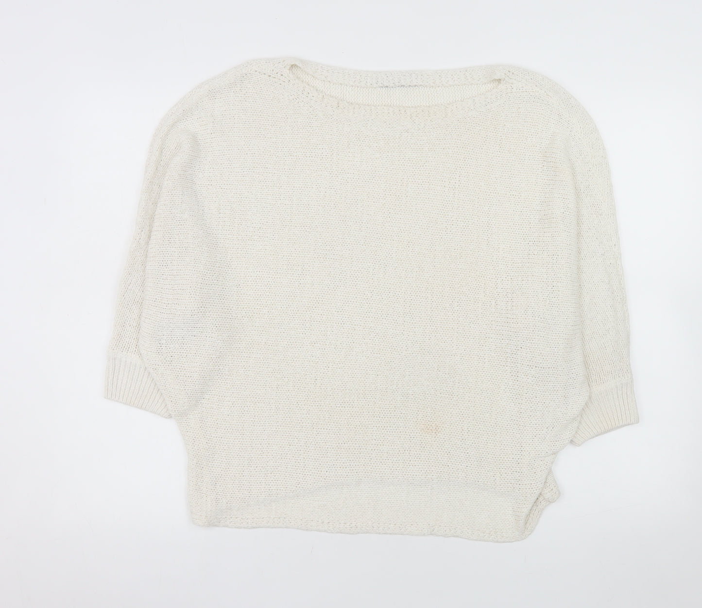 Reserved Women Ivory L Pullover Knit Jumper Relaxed Fit