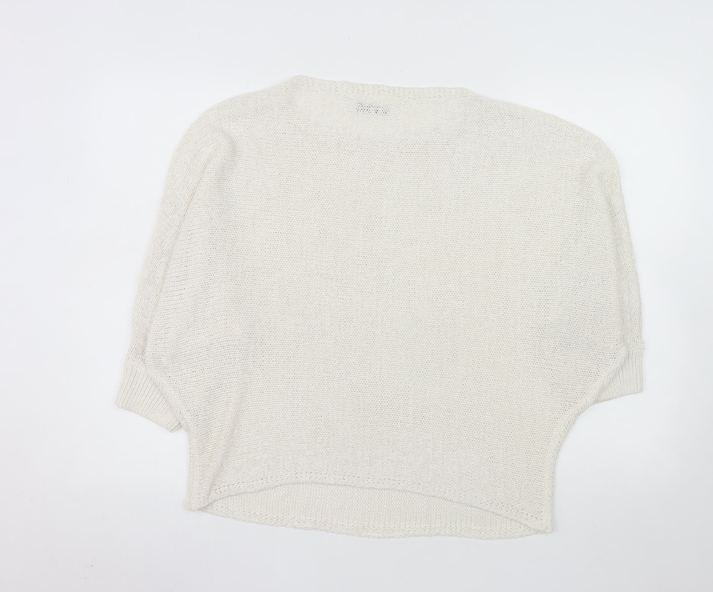 Reserved Women Ivory L Pullover Knit Jumper Relaxed Fit