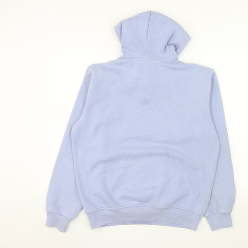 NICCE Women's Blue Pullover Hoodie XS Cotton Blend Logo Jumper