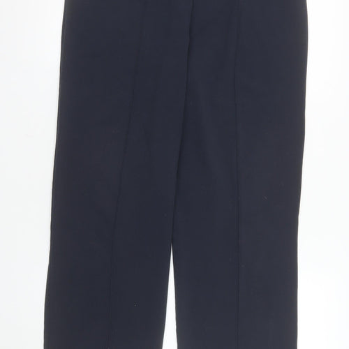 Epilogue Womens Black Size 14 Straight Leg Stretch Trousers
