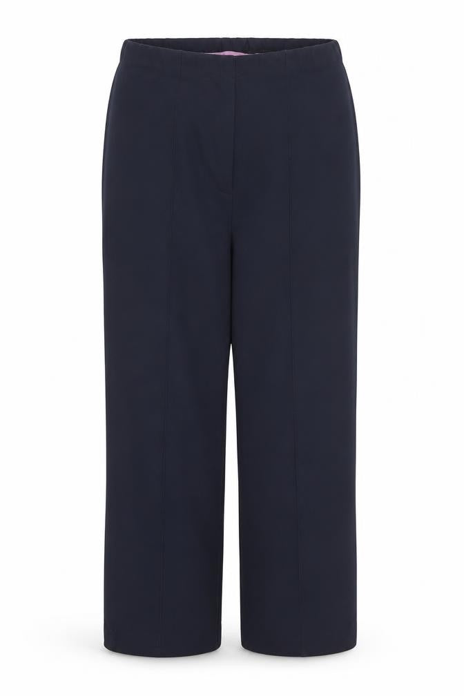 Front view of Epilogue women’s black, size UK 14, straight leg stretch trousers