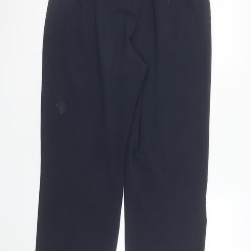 Epilogue Womens Black Size 14 Straight Leg Stretch Trousers