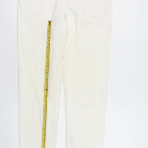 Part Two Women's Ivory Straight Jeans Size 10 Regular Fit