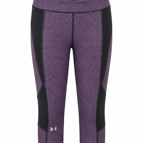 Under Armour Womens Purple Capri Leggings Small Compression Fit