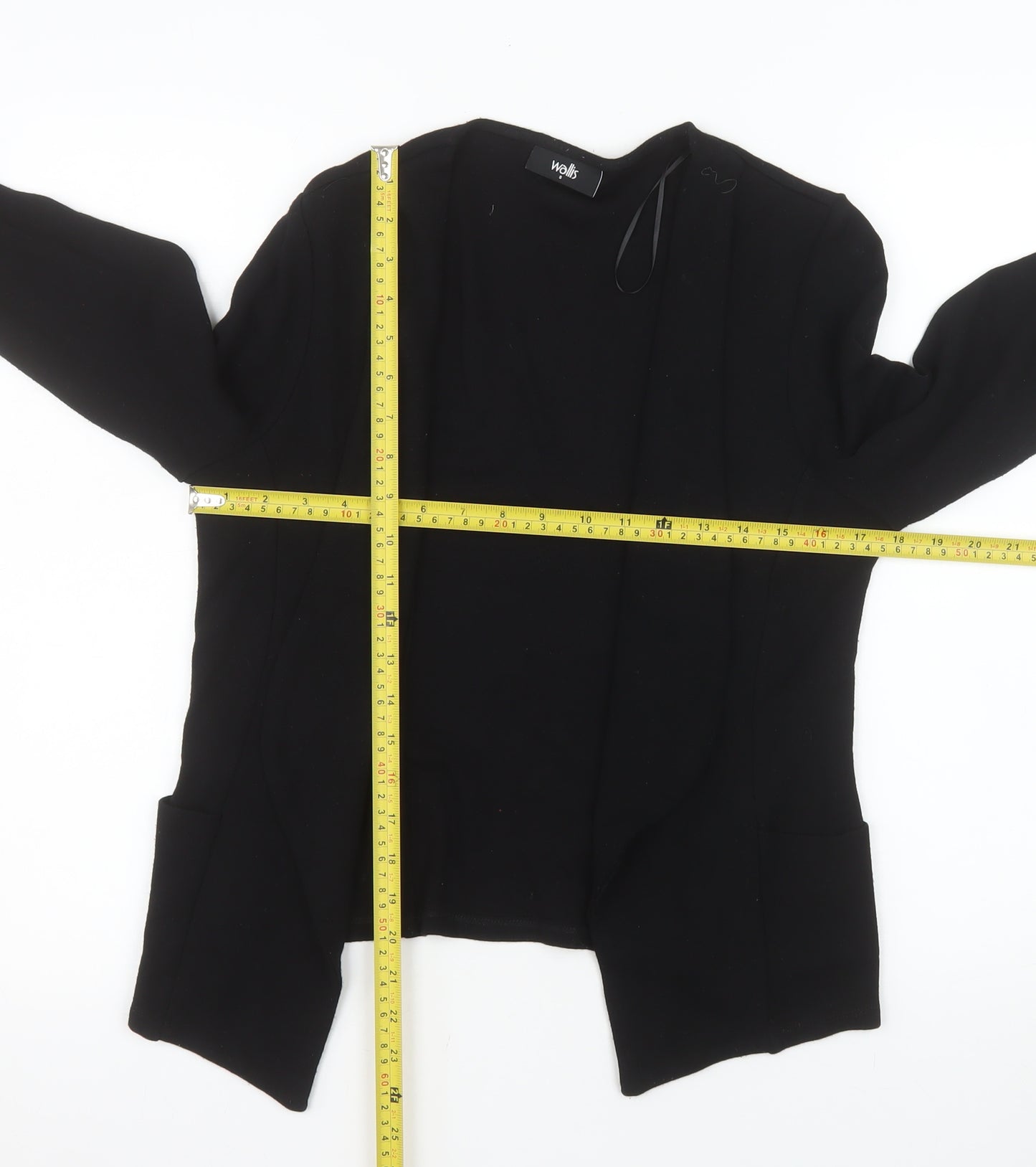 Wallis Women Black Small Blazer Jacket Classic Tailored Workwear