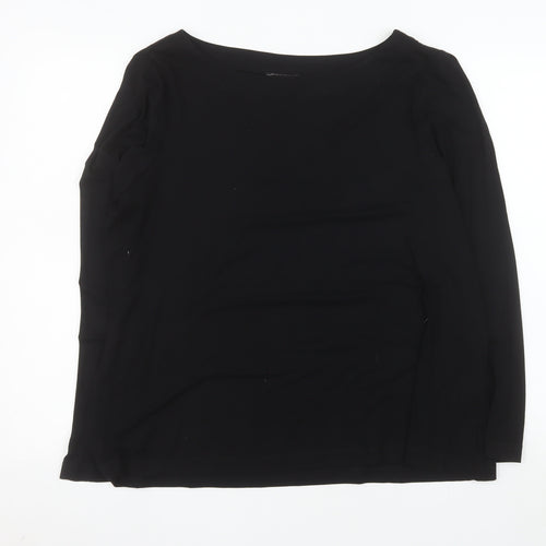 Dunnes Stores Women's Black XL Long Sleeve Basic Stretch Top